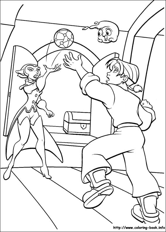 Treasure Planet coloring picture